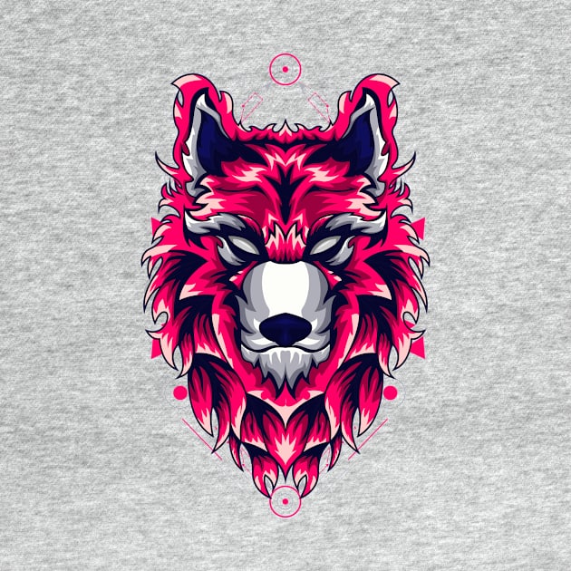 wolf classic retro vintage by SHINIGAMII